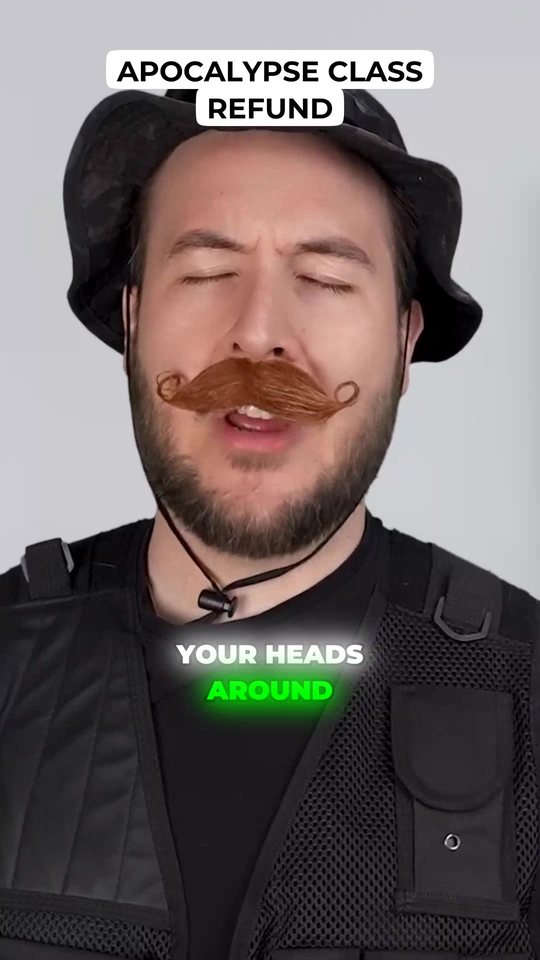 TikTok clip from the Ryan George clipping campaign, 22,800 views